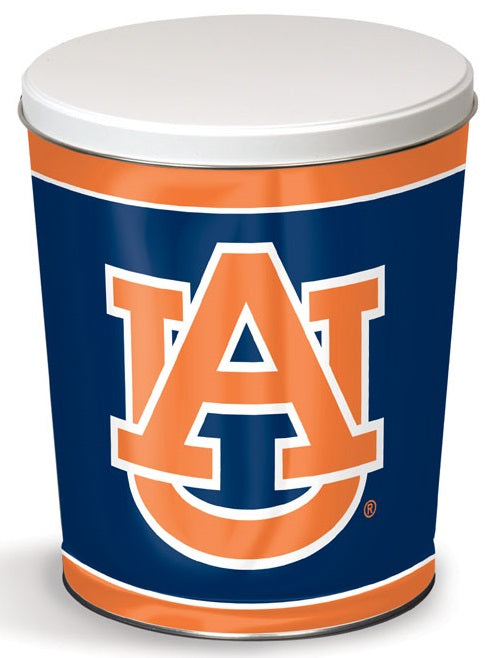 Auburn Tigers Popcorn Tin – 3 Gallon