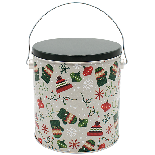 Bundled Up Popcorn Tin – 1 Gallon