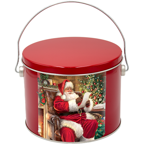 Checking It Twice 3-Flavor Gourmet Popcorn Tin (0.5-Gallon)