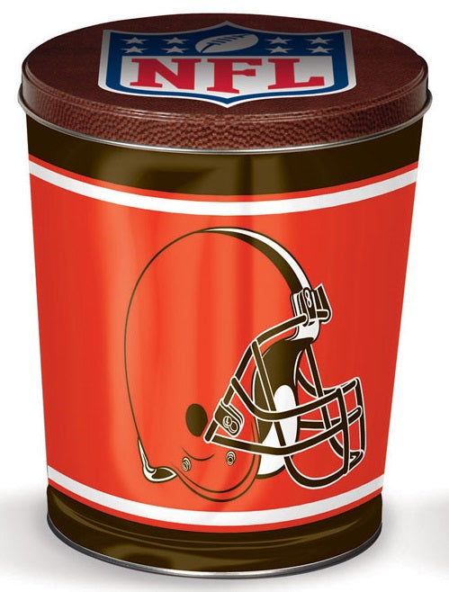 Cleveland Browns Popcorn Tin – 3 Gallon