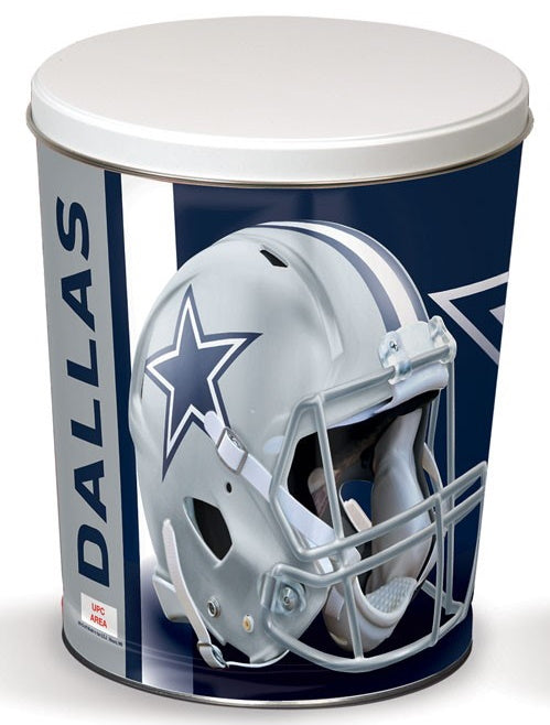 Dallas Cowboys Popcorn Tin – 3 Gallon