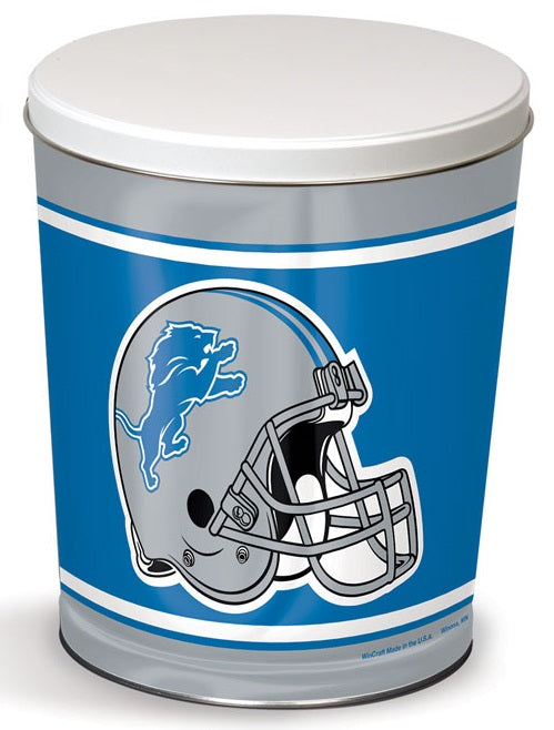 Detroit Lions Popcorn Tin – 3 Gallon
