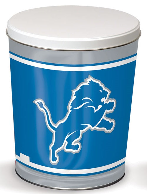 Detroit Lions 3-Flavor Gourmet Popcorn Tin (3-Gallon)