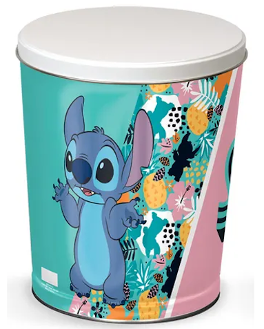Disney Stitch Popcorn Tin – 3 Gallon