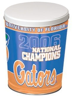 Florida Gators 2006 National Champions Popcorn Tin – 3 Gallon