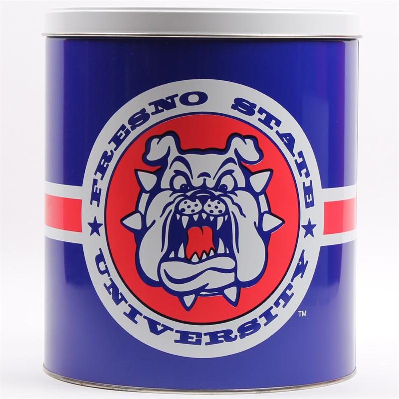 Fresno State Bulldogs Popcorn Tin – 3.5 Gallon