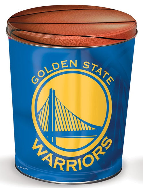 Golden State Warriors Popcorn Tin – 3 Gallon