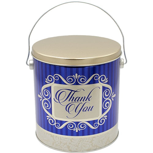 Golden Thank You Popcorn Tin – 1 Gallon