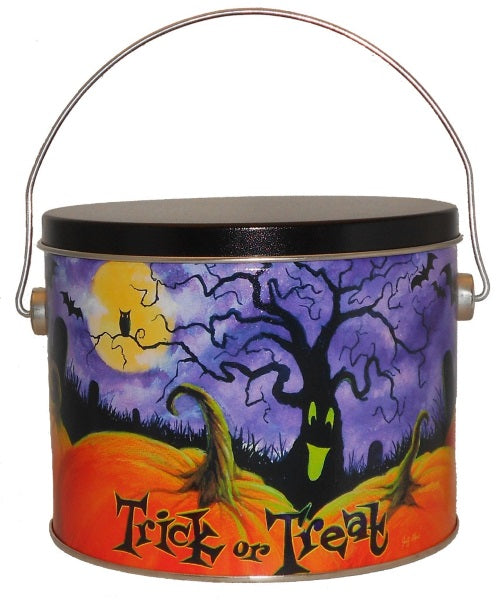 Halloween Pumpkin Patch Popcorn Tin – 0.5 Gallon