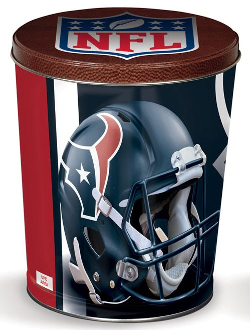 Houston Texans Popcorn Tin – 3 Gallon