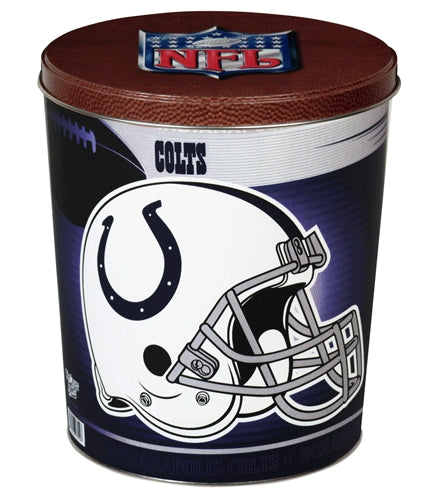 Indianapolis Colts Popcorn Tin – 3 Gallon