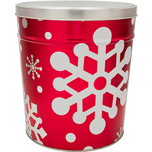 Let It Snow Popcorn Tin – 3.5 Gallon