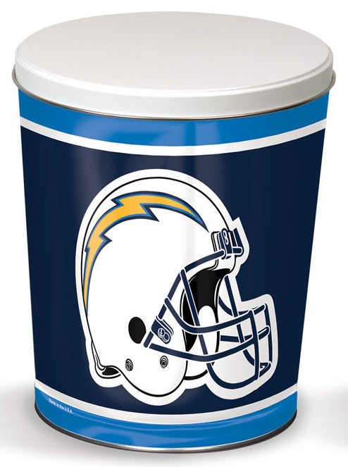 Los Angeles Chargers Popcorn Tin – 3 Gallon