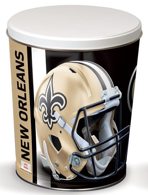 New Orleans Saints Popcorn Tin – 3 Gallon
