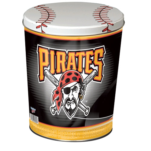 Pittsburgh Pirates Popcorn Tin – 3 Gallon