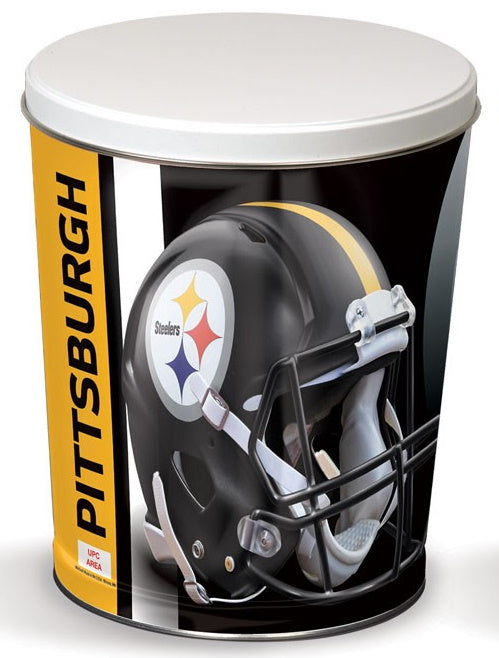 Pittsburgh Steelers Popcorn Tin – 3 Gallon
