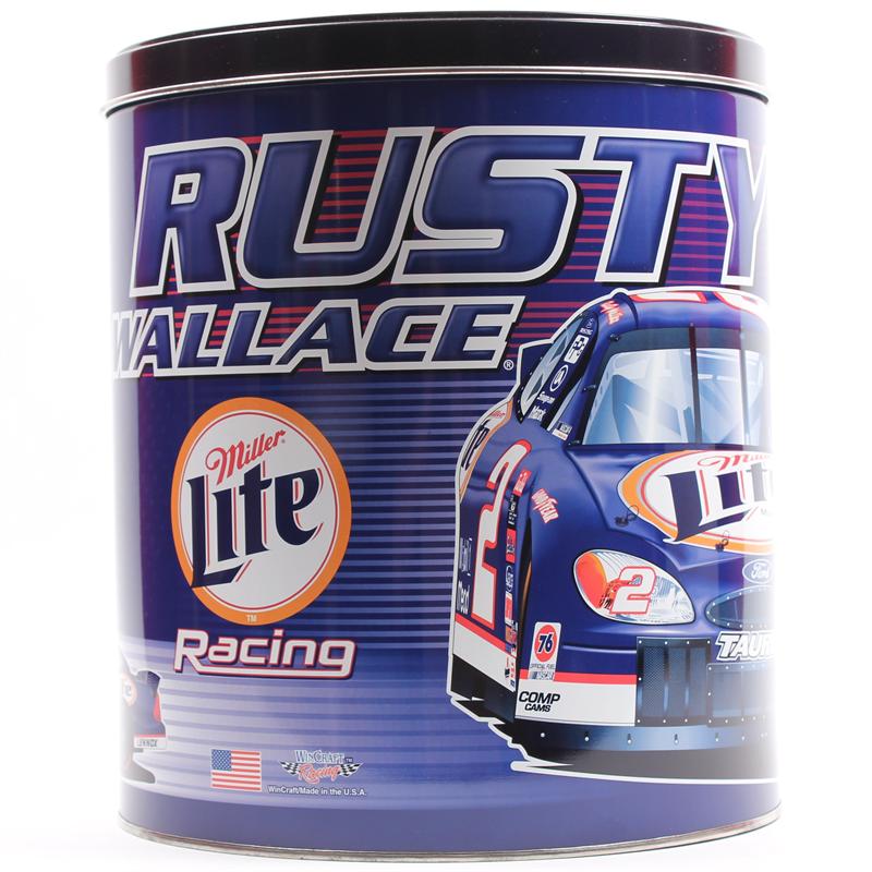 Rusty Wallace #2 2004 Popcorn Tin – 3.5 Gallon