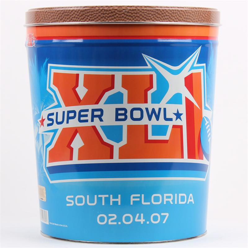 Super Bowl XLI 2007 Popcorn Tin – 3 Gallon