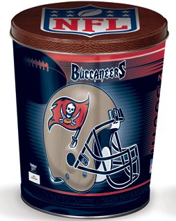 Tampa Bay Buccaneers Popcorn Tin – 3 Gallon