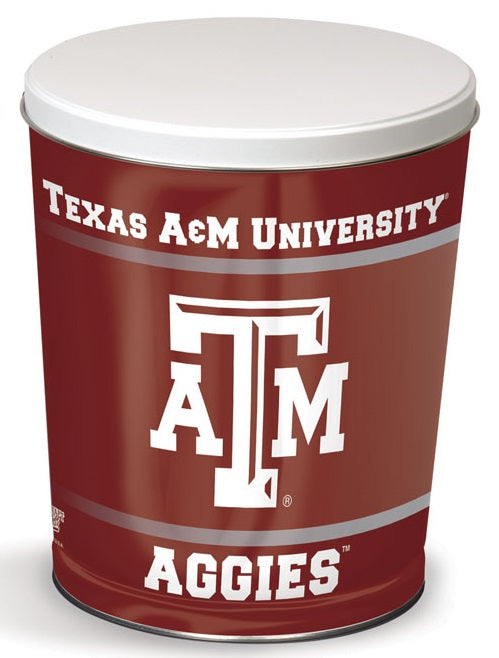 Texas A&M Aggies Popcorn Tin – 3 Gallon