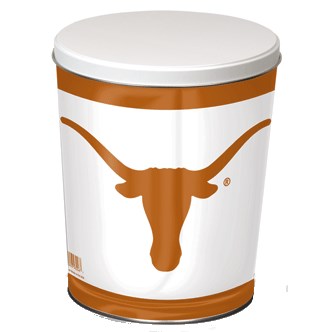 Texas Longhorns Popcorn Tin – 3 Gallon