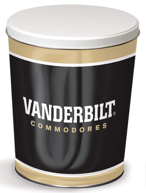 Vanderbilt Commodores Popcorn Tin – 3 Gallon
