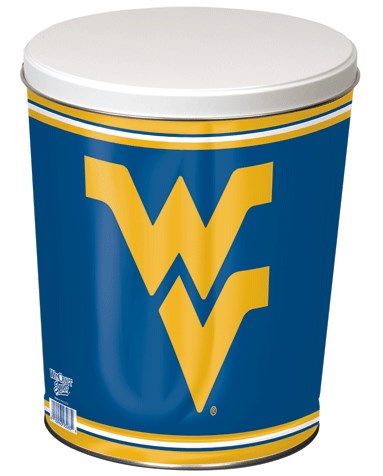 West Virginia Mountaineers Popcorn Tin – 3 Gallon