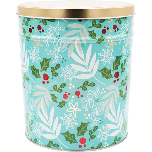 Winters Charm Popcorn Tin – 3.5 Gallon