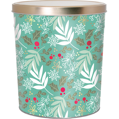 Winters Charm Popcorn Tin – 6.5 Gallon