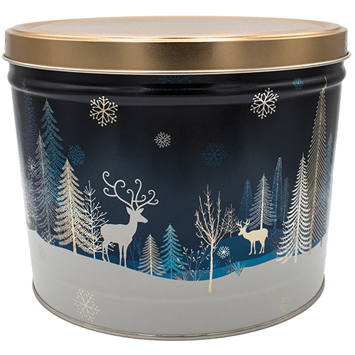 Crystal Evening Popcorn Tin – 2 Gallon