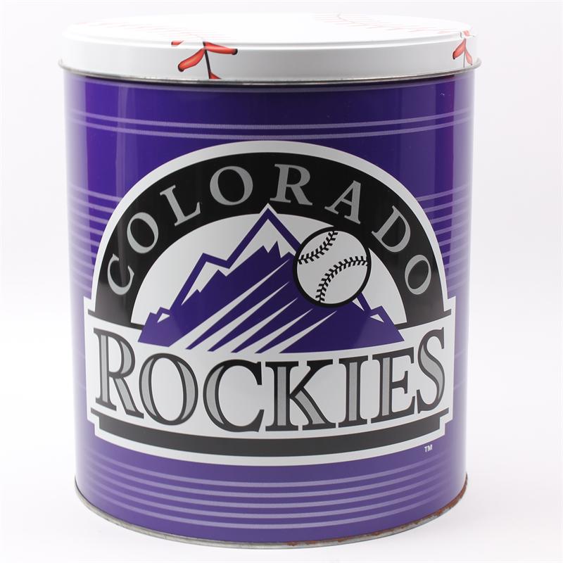 Colorado Rockies 3-Flavor Gourmet Popcorn Tin (3.5-Gallon)