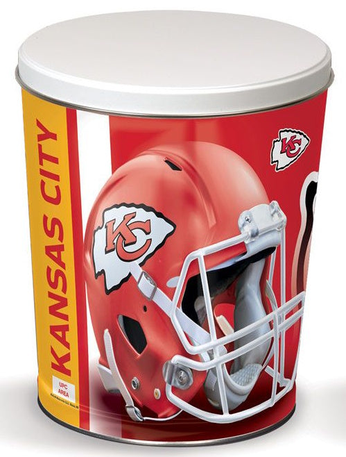 Kansas City Chiefs Popcorn Tin – 3 Gallon