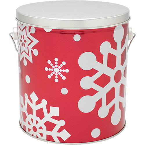 Let It Snow Popcorn Tin – 1 Gallon