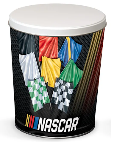 NASCAR 3-Flavor Gourmet Popcorn Tin (3-Gallon)