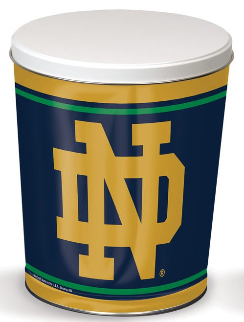 Notre Dame Fighting Irish Popcorn Tin – 3 Gallon