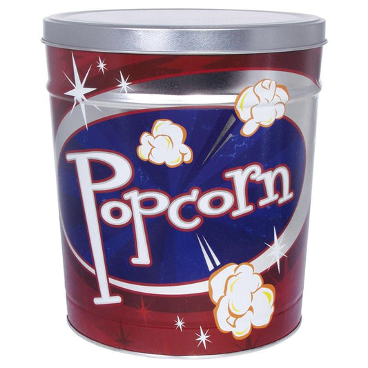 Retro Popcorn Popcorn Tin – 3.5 Gallon