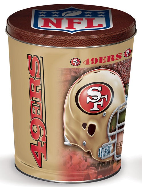 San Francisco 49ers Popcorn Tin – 3 Gallon